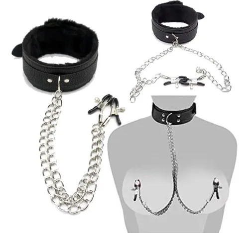 KIT Collar Con Pinzas BDSM