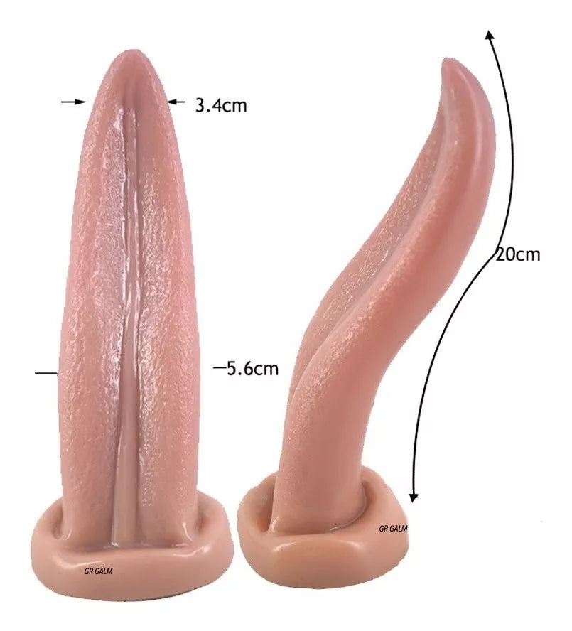 Dildo Lengua Realista de Animal o monstruo 20 cm