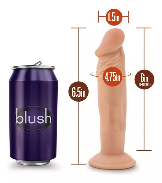 Dildo Blush Dr Skin Principiante 6 Inch
