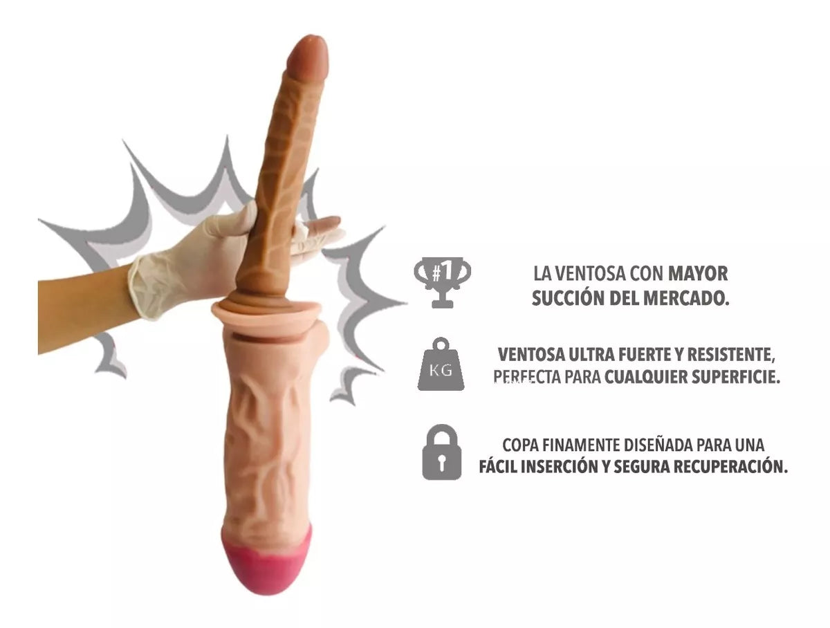 Dildo Realista Suave Roberto de 21.5 cm