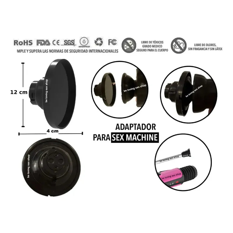 Accesorios Adaptador Ventosa Sex Machine 2-3