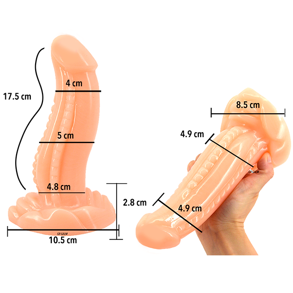 Dildo Curvo Monster Pulpo 17.5 cm