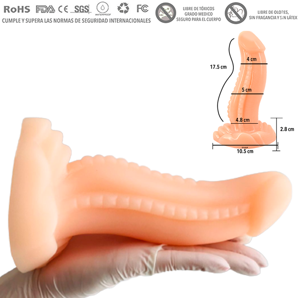 Dildo Curvo Monster Pulpo 17.5 cm