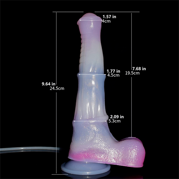 Dildo Pene de Caballo con Efecto Eyaculación 9.64 Inch