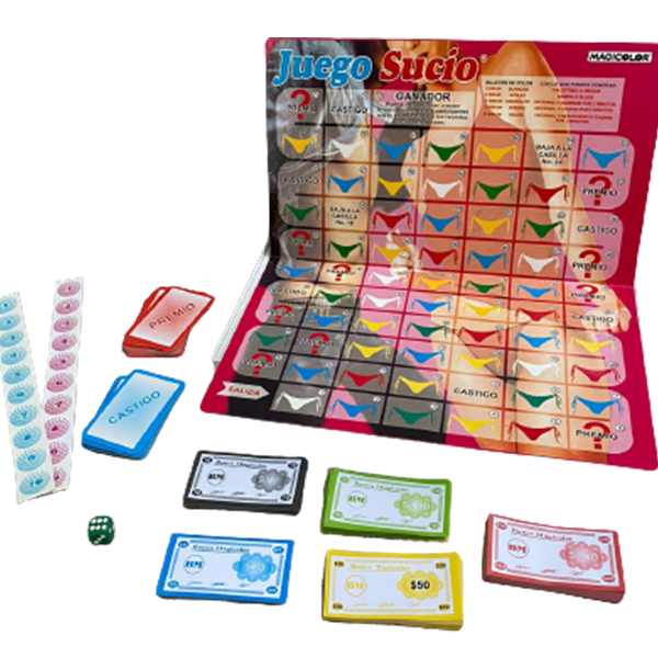 Juego De Las Prendas Juego de Mesa Sucio
