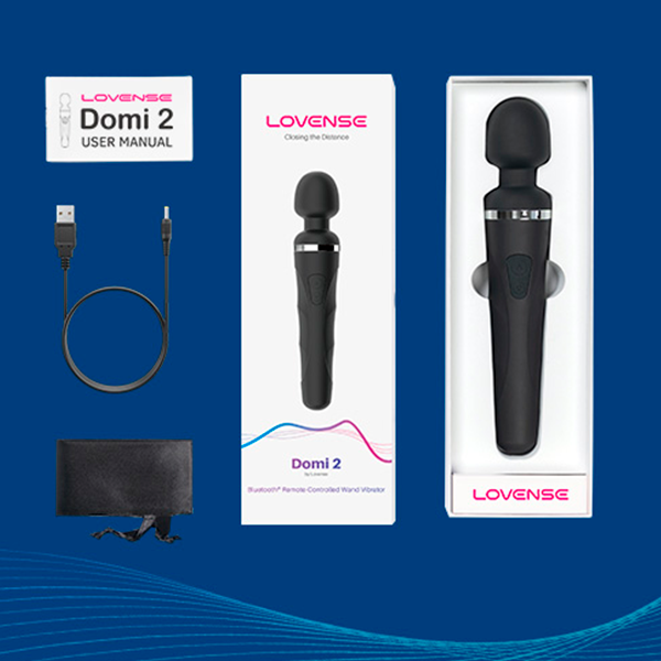Vibrador Premium Domi 2 Lovense Magic Wand