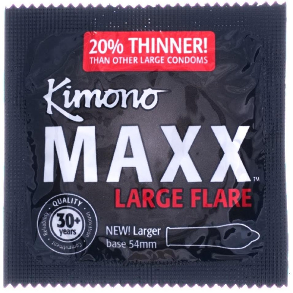 3 Condones Kimono Large Flare
