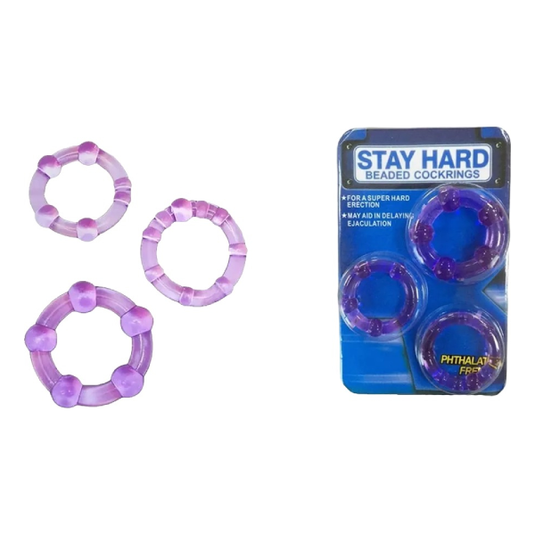 Kit 3 Anillos Para Pene varios modelos
