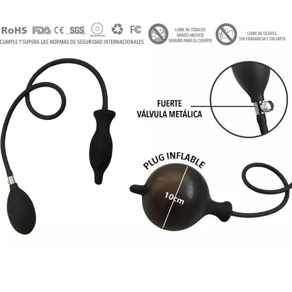 Plug Anal Inflable Flexible Y Suave 2