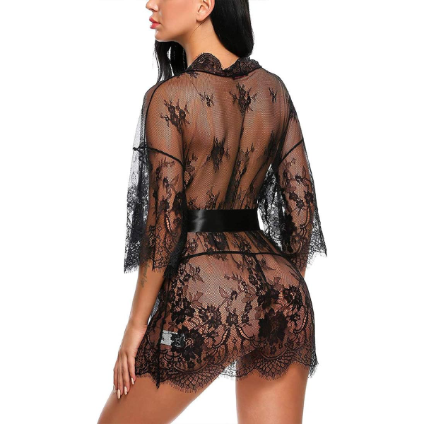 Sexy Lenceria Babydoll Encaje Vestido De Noche M