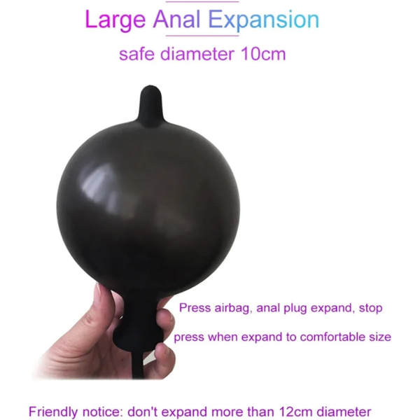 Plug Anal Inflable Flexible Y Suave 2