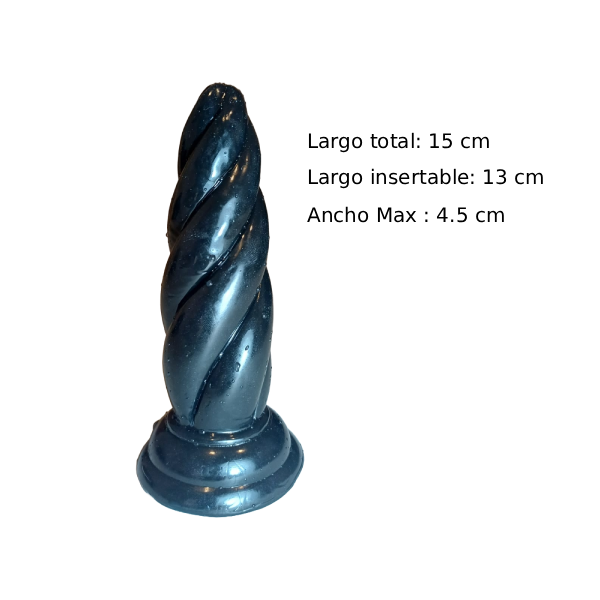Plug Gradual Largo Dildo Prostático Ventosa 9