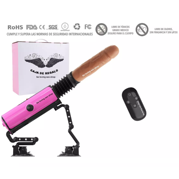 Sex Machine Telescópico Estimulación Intensa y Realista 2
