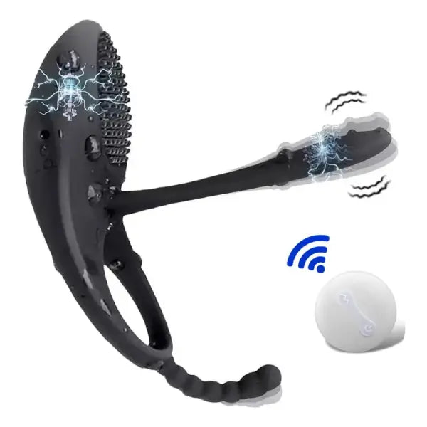 Anillo Vibrador Con Control Remoto, Para Pene y Dedo