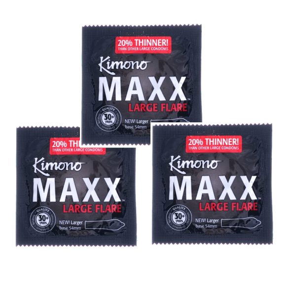 3 Condones Kimono Large Flare