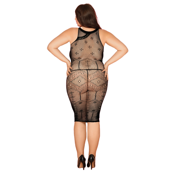Body de malla sexy transparente L/XL