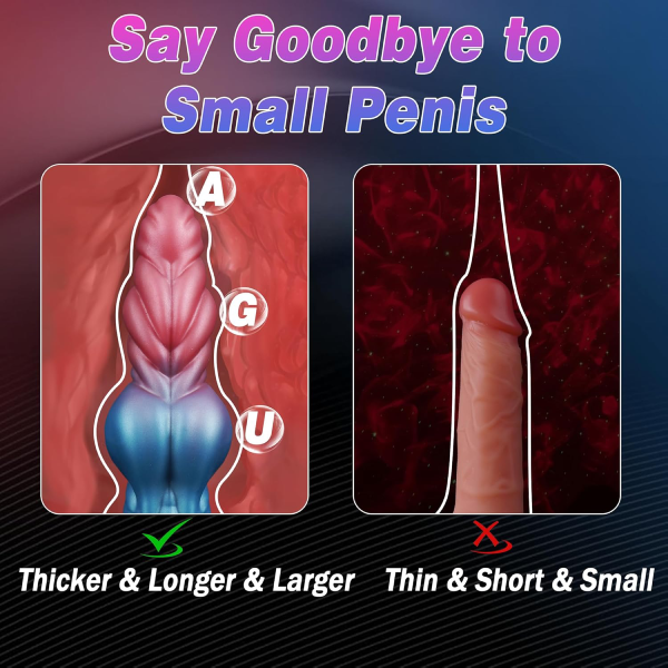 Dildo Silicona Líquido Suave Ventosa Monstruo Alien 8.3 Inch