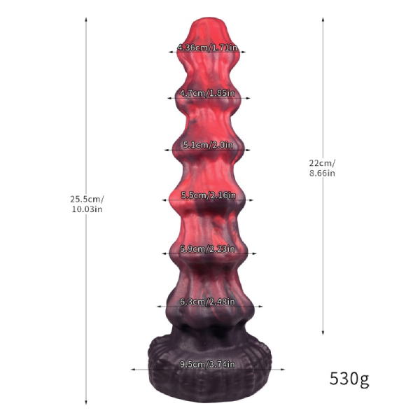 Dildo Monster Anal Plug Gradual 10 Inch