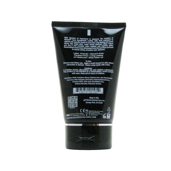 Lubricante Anal Wicked Jelle 4 OZ