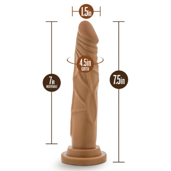 Dildo Blush Dr Skin Basic 7.75 Inch