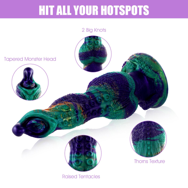 Dildo Vibrador Monster 9.8 Inch