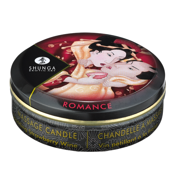 Vela Shunga Exotic Art Vino Espumoso de Fresa 1 OZ