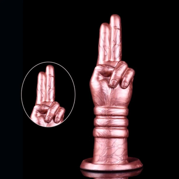 Dildo Puño Fisting Mega Plug Anal Extremo Ventosa B