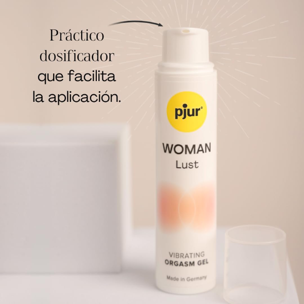 Lubricante gel orgasmico Pjur Woman Lust 15 ml
