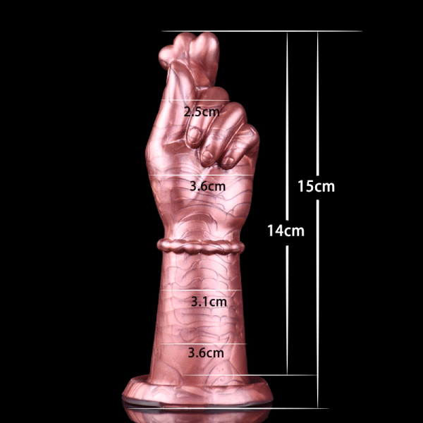 Dildo Puño Fisting Mega Plug Anal Extremo Ventosa A