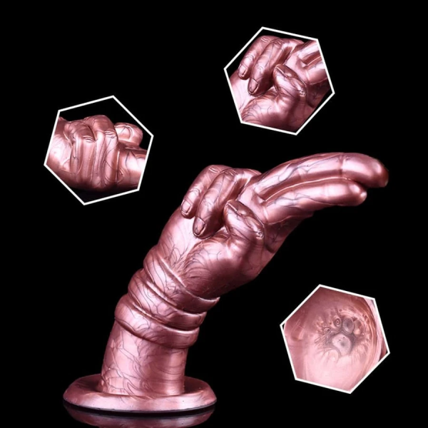 Dildo Puño Fisting Mega Plug Anal Extremo Ventosa B