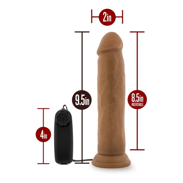 Vibrador Blush A Control Realista Dr. Skin Throb