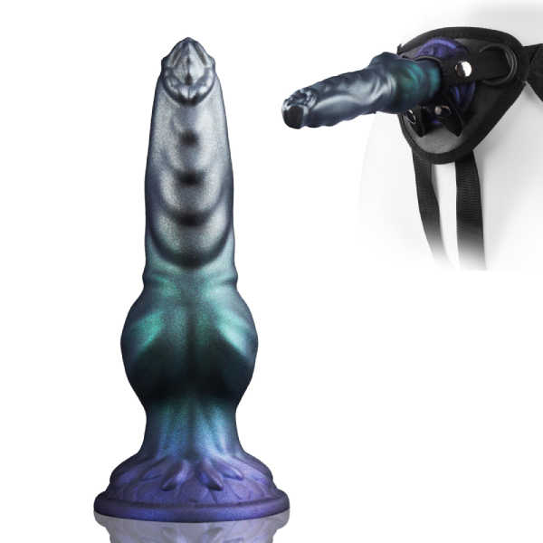 Dildo Silicona Líquido Suave Ventosa Monstruo Alien 7.5 Inch