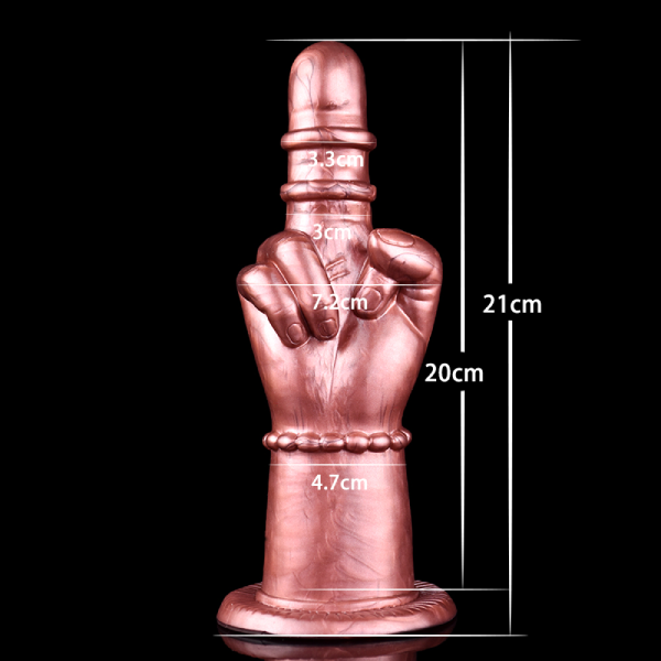 Dildo Puño Fisting Mega Plug Anal Extremo Ventosa C