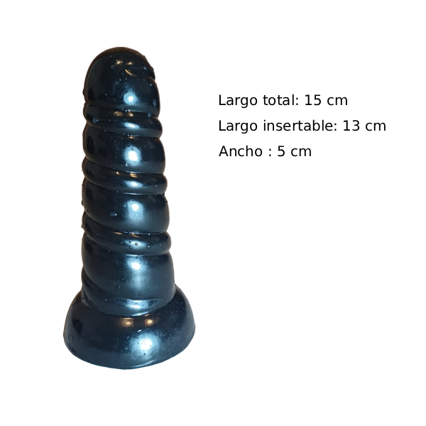 Plug Gradual Grueso Dildo Prostático Ventosa 5