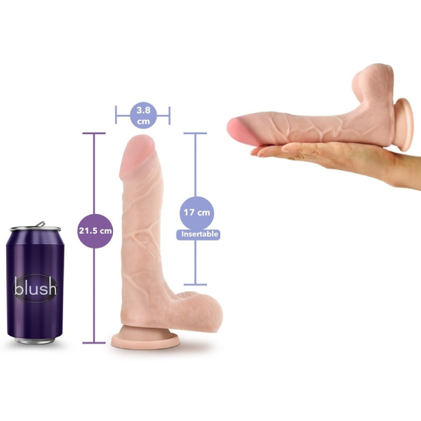 Dildo Blush Au Naturel Realista Mr Perfect 21.5 cm
