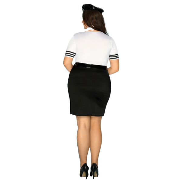 Sexy Cosplay Disfraz de Sobrecargo Azafata L/XL