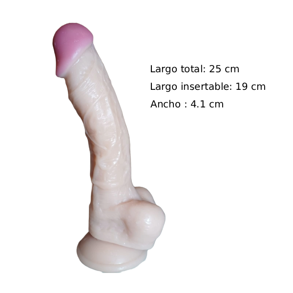 Dildo Tipo King Cock Pene Realista Extra Largo 3