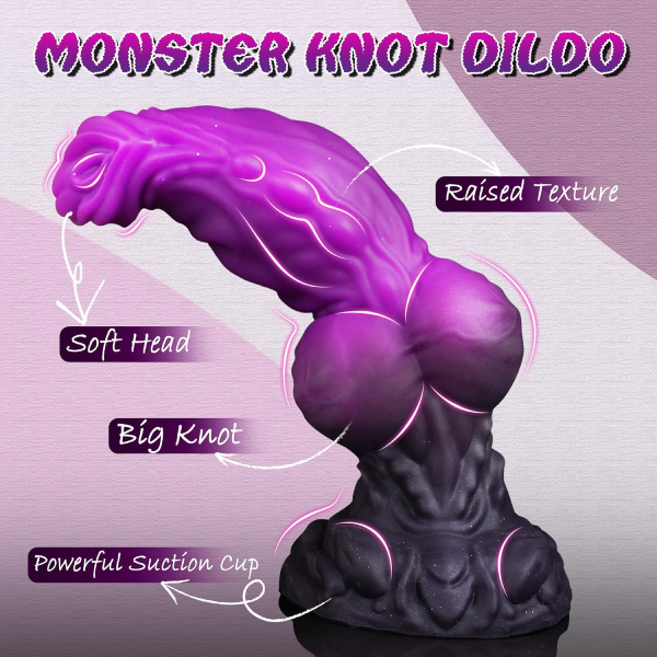 Dildo Gradual Silicona Líquido Suave Ventosa Alien 9.05 Inch