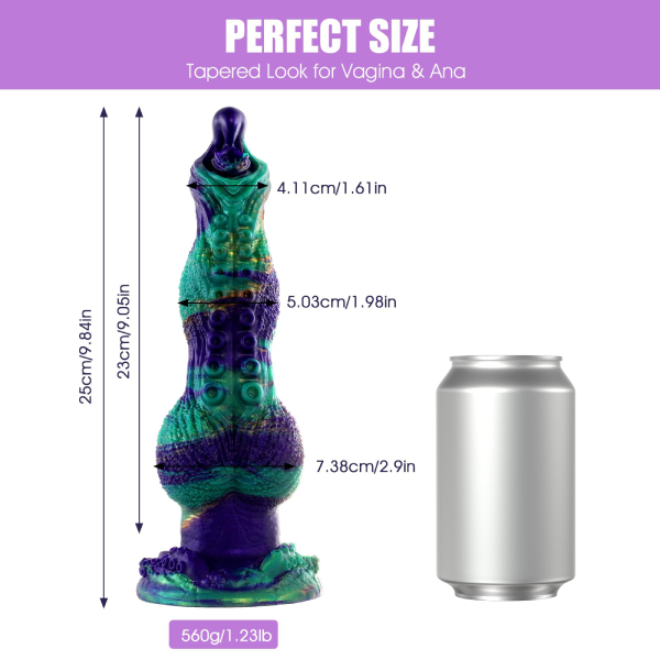 Dildo Vibrador Monster 9.8 Inch