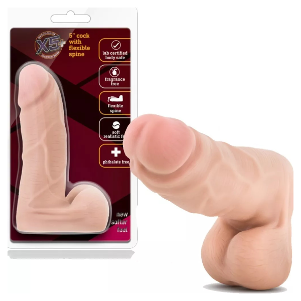 Dildo Blush Realista X5 flexible spine 5 Inch