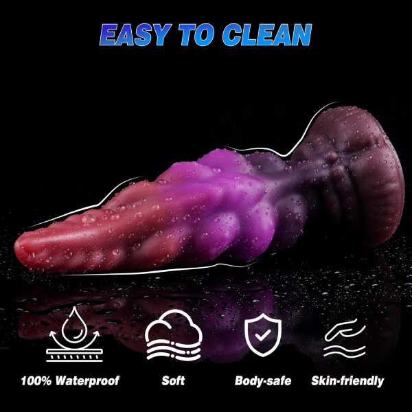 Dildo Silicona Líquido Suave Ventosa Monstruo Alien 8 Inch
