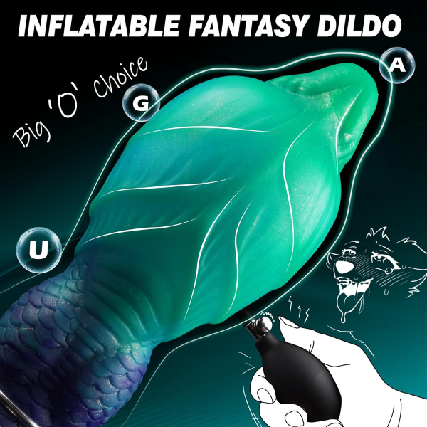 Dildo Plug Monster Anal Inflable 7.56 Inch