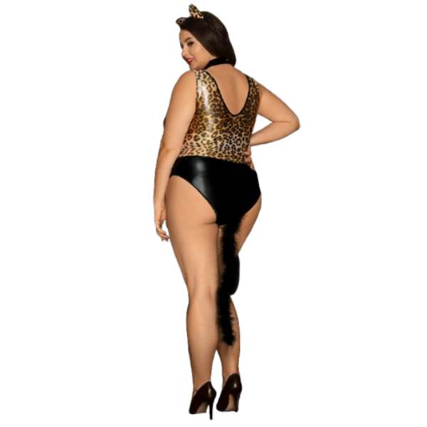 Sexy cosplay Disfraz de leopardo L/XL