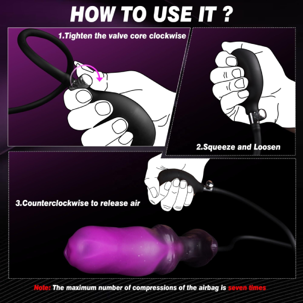 Plug Anal Monster Inflable 6.7 Inch