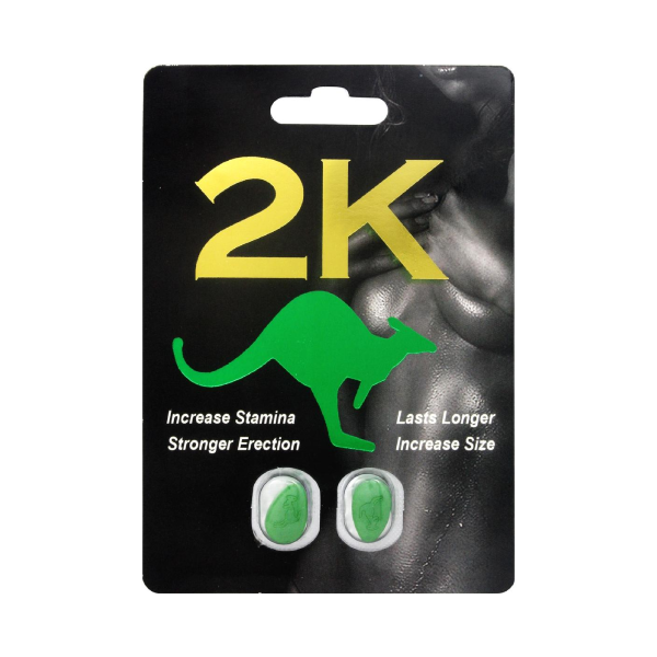 2 Pastillas Vigorizante Kangaroo For Him Green