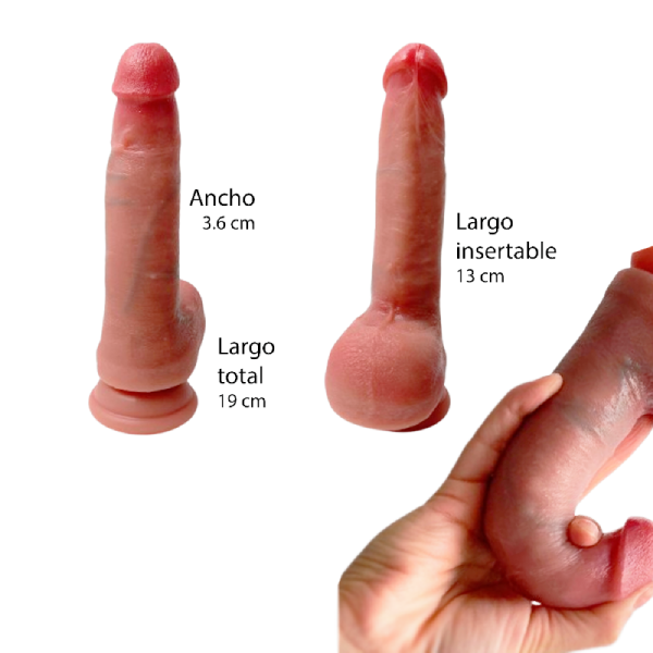 Dildo Silicon Realista Ultra Realista 3