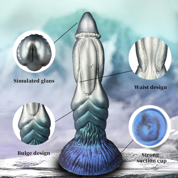 Vibrador 3-1 Telescópico Caliente 9 Inch