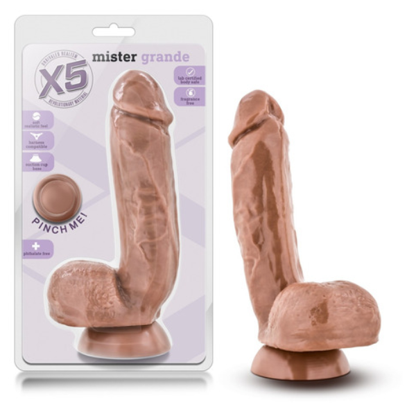 Dildo Blush Realista X5 Mister Grand 22 cm
