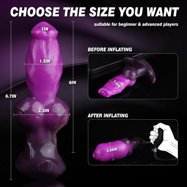 Plug Anal Monster Inflable 6.7 Inch