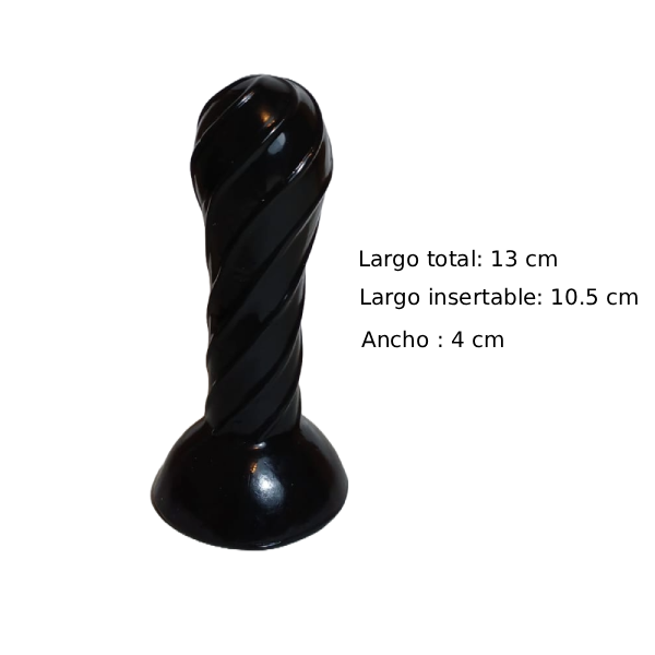 Plug Gradual Mini Dildo Prostático Ventosa 1